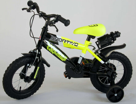 Sportivo 12 Inch 20 cm Jongens Knijprem Geel/Zwart