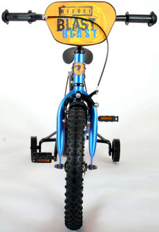 Blast 16 Inch 25,4 cm Jongens Terugtraprem Blauw/Oranje