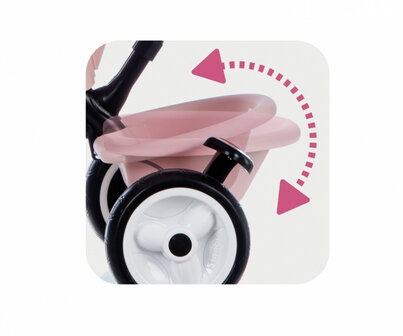 Baby Driver Plus Junior Roze/Grijs