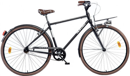 Aurelia 28 Inch 50 cm Heren V-Brakes Zwart/Bruin