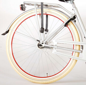 Classic Oma 28 Inch 45 cm Dames Terugtraprem Zilver