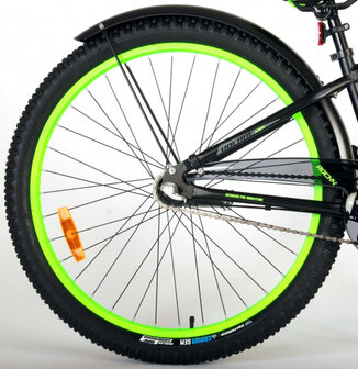 Rocky 26 Inch 31,75 cm Jongens 3V Terugtraprem Groen/Zwart