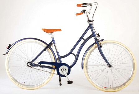 Lifestyle 28 Inch 51 cm Dames 3V Terugtraprem Blauw