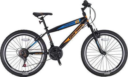 Magnum 27 Inch 40 cm Junior 21V V-Brakes Zwart/Oranje