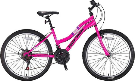 Swan Lady 24 Inch 36 cm Junior 21V V-Brakes Roze