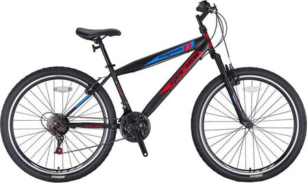 Magnum 24 Inch 36 cm Junior 21V V-Brakes Zwart/Rood