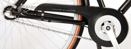 sLifestyle 28 Inch 56 cm Heren 3V Terugtraprem Zwart