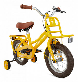 Cooper BB 12 Inch 21,5 cm Meisjes Terugtraprem Geel