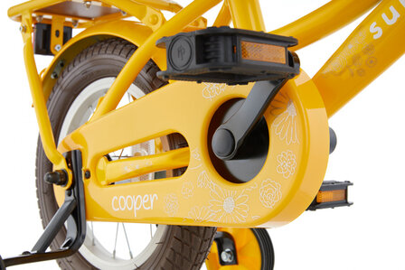 Cooper BB 12 Inch 21,5 cm Meisjes Terugtraprem Geel