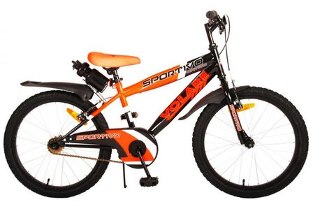 sportivo 20 Inch 33 cm Jongens V-Brakes Zwart/Oranje