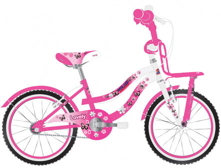 Lovely 20 Inch 33 cm Meisjes Knijprem Roze/Wit