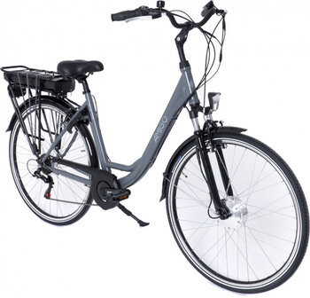 E-Active 28 Inch 50 cm Dames 7V V-Brakes Matgrijs