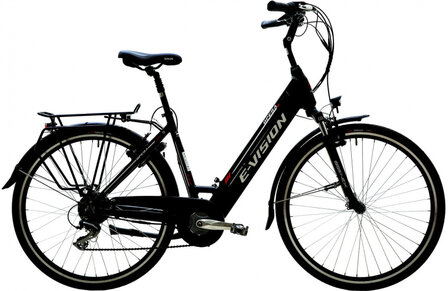 Opera 28 Inch 48 cm Dames 7V V-Brakes Zwart