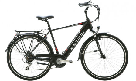 Opera 28 Inch 50 cm Heren 7V V-Brakes Zwart