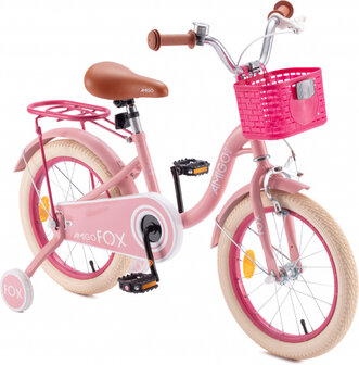 Fox 12 Inch 20 cm Meisjes Terugtraprem Roze