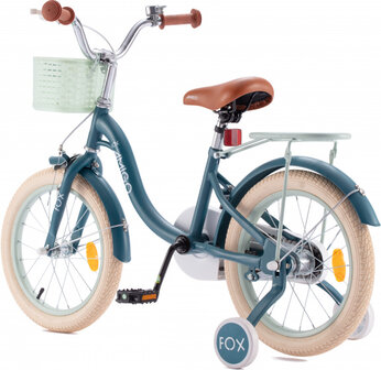 Fox 12 Inch 20 cm Meisjes Terugtraprem Blauw