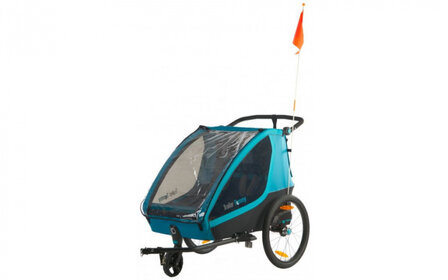 fietskar Tommy 20 Inch Unisex Blauw/Zwart