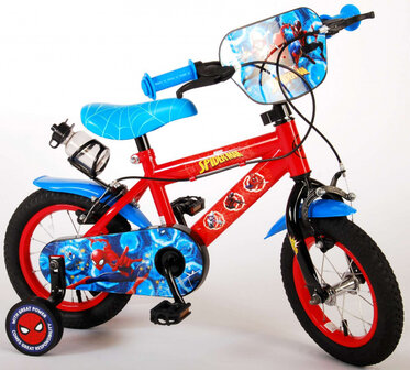 Spider-Man 12 Inch 23 cm Jongens Knijprem Blauw/Rood