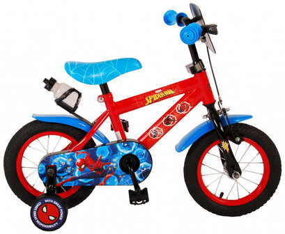 Spider-Man 12 Inch 23 cm Jongens Terugtraprem Blauw/Rood