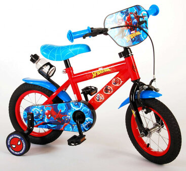Spider-Man 12 Inch 23 cm Jongens Terugtraprem Blauw/Rood