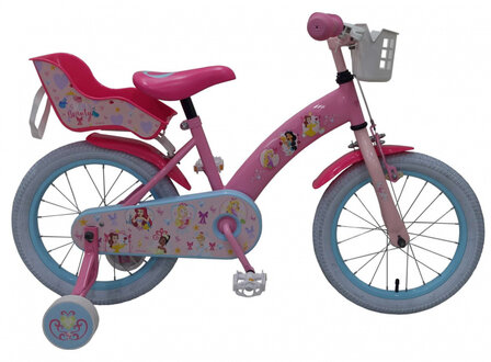 Princess 16 Inch 25,4 cm Meisjes Terugtraprem Roze