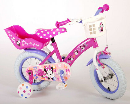 Minnie Mouse 12 Inch 21,5 cm Meisjes Terugtraprem Roze/Paars