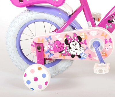 Minnie Mouse 12 Inch 21,5 cm Meisjes Terugtraprem Roze/Paars