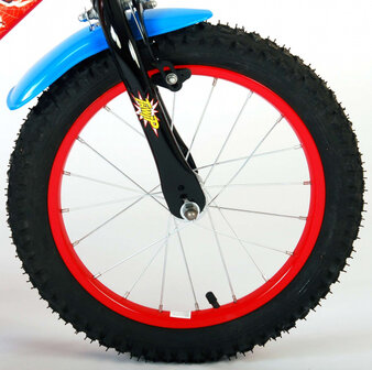 Spider-Man 16 Inch 28 cm Jongens Terugtraprem Blauw/Rood