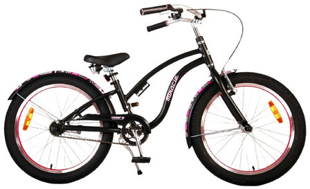 Miracle Cruiser 20 Inch 26,7 cm Meisjes Terugtraprem Matzwart