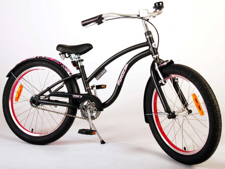 Miracle Cruiser 20 Inch 26,7 cm Meisjes Terugtraprem Matzwart