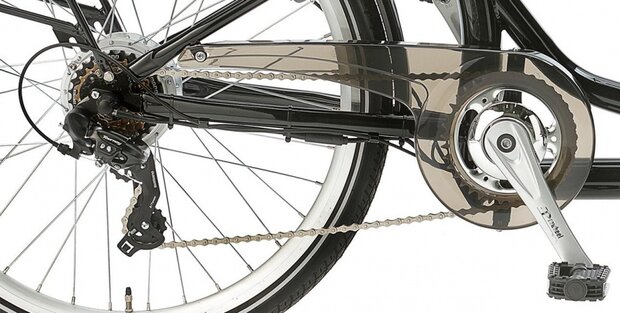 Tour Elektrisch 26 Inch 53 cm Unisex 6V V-Brakes Zwart