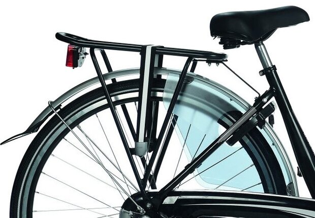 moederfiets 28 Inch 48 cm Dames 3V Terugtraprem Zwart