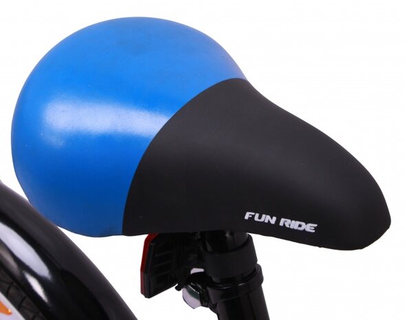 BMX Fun 20 Inch 32 cm Jongens Terugtraprem Zwart/Blauw
