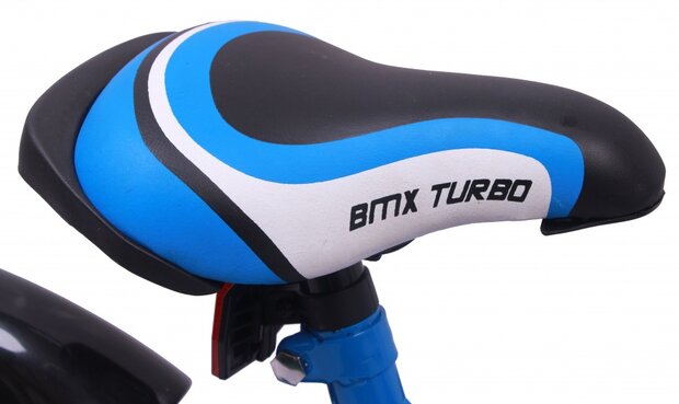 BMX Turbo 14 Inch 21 cm Jongens Terugtraprem Blauw