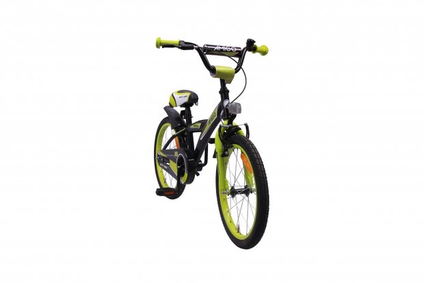 BMX Turbo 18 Inch 25 cm Jongens Terugtraprem Zwart