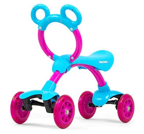 Orion Flash loopfiets Junior Blauw/Roze