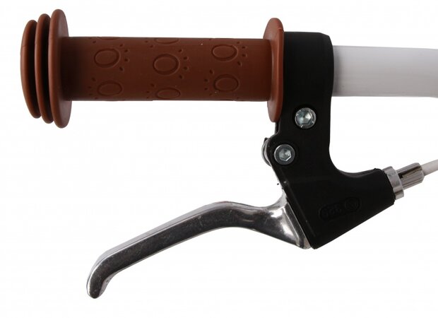Spring 20 Inch 27 cm Meisjes Terugtraprem Wit