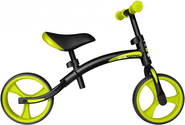 loopfiets 10 Inch Junior Zwart/Groen