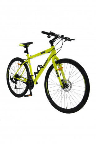 Control 28 Inch 47 cm Unisex 21V V-Brakes Geel