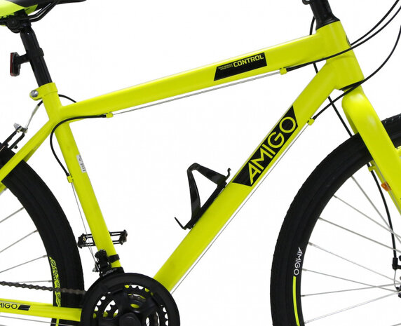 Control 28 Inch 47 cm Unisex 21V V-Brakes Geel