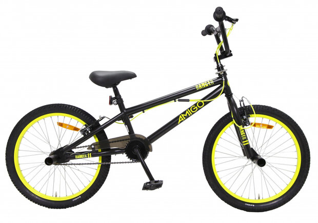 Danger 20 Inch 26 cm Unisex V-Brakes Zwart/Geel