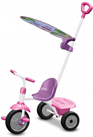 driewieler Glee Plus Meisjes Wit/Roze