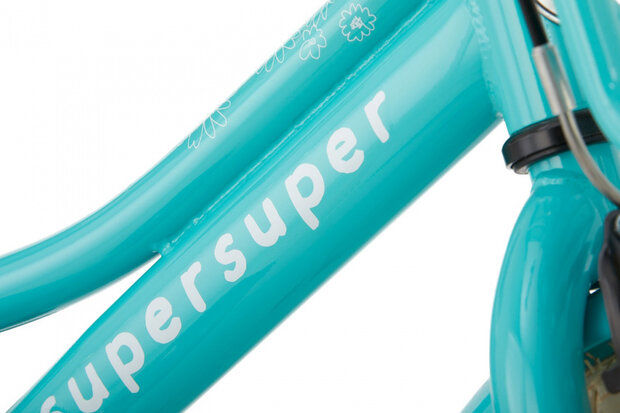 Cooper 14 Inch 21,5 cm Meisjes Terugtraprem Turquoise