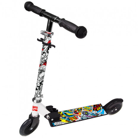 kinderstep Avengers Jongens Voetrem Zwart/Wit