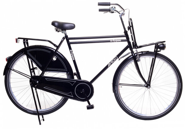 Eclypse 28 Inch 59 cm Heren Terugtraprem Zwart