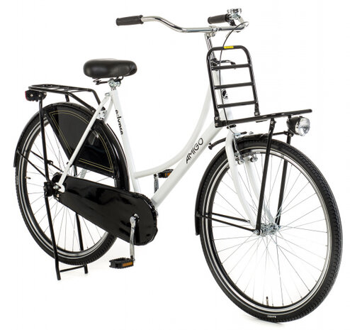 Eclypse 28 Inch 56 cm Dames Terugtraprem Wit/Zwart