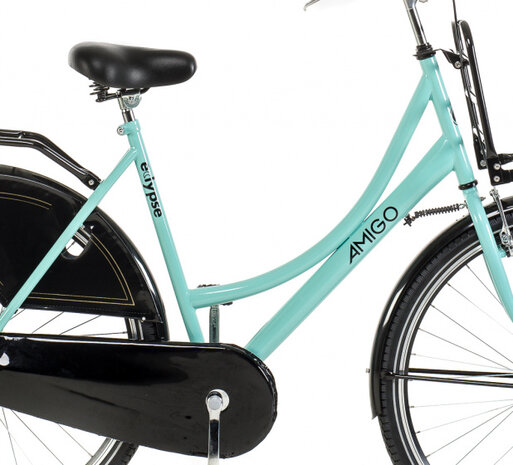 Eclypse 28 Inch 56 cm Dames Terugtraprem Blauw/Zwart