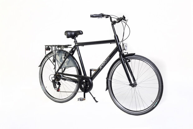 Moves 28 Inch 56 cm Heren 6V V-Brakes Matzwart