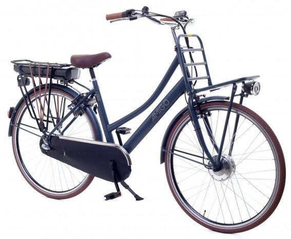 E-Pulse 28 Inch 53 cm Dames 3V Terugtraprem Blauwgrijs mat