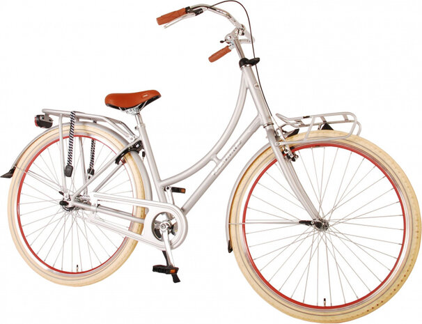 Classic Oma 28 Inch 45 cm Dames Terugtraprem Zilver